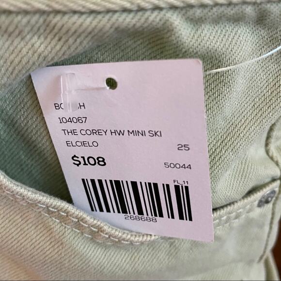 NWT THE COREY HIGH WAIST MINI SKIRT size 25 - Picture 5 of 5